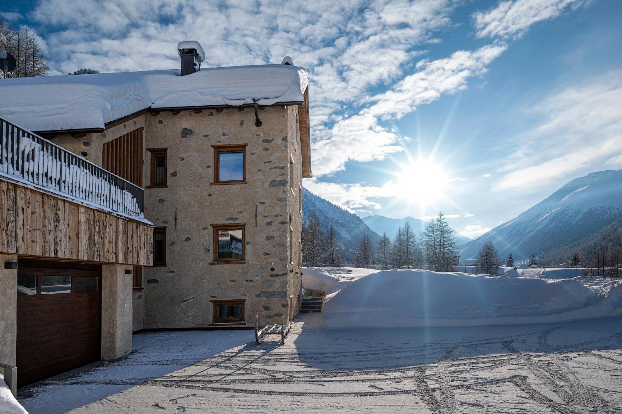 Chalet Aria Pura Livigno Exterior foto